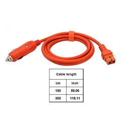 150/300cm XT60i Female Car Outlet Charging Cable for Battery Unit Daily Use