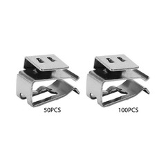 Solar Panel Wire Clips Stainless Steel Mounting Clamps 19.5mm Pv Wire Clips