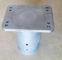 Off-Grid 3″ Solar Racking SlipFitter – DIY Top of Pole Mount
