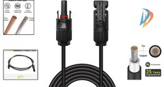 High-Quality 6FT 10AWG Solar Extension Cable with Tinned Copper Conductors