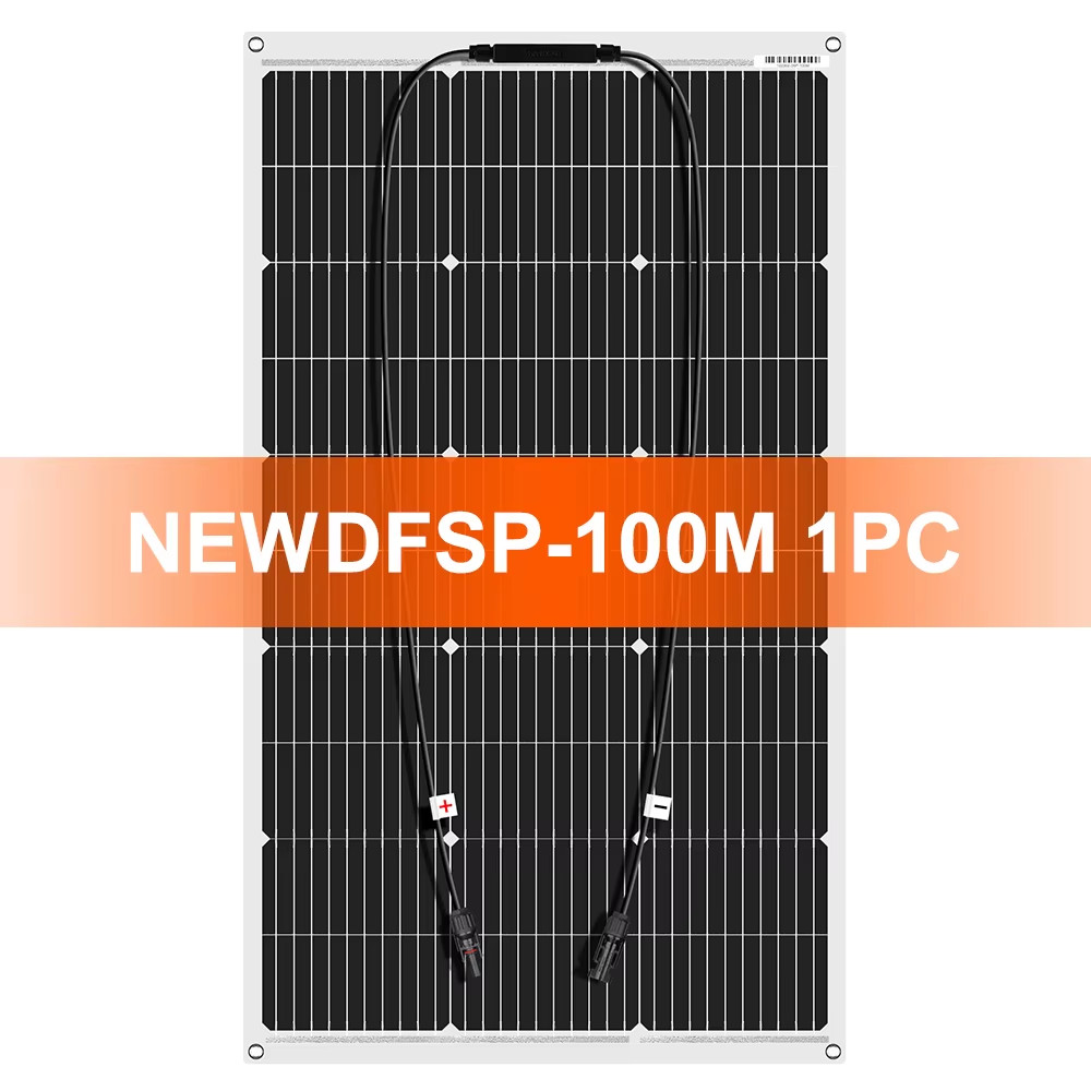 Flexible Solar Panels Waterproof Monocrystalline Solar Panel Camping RV Home Cha