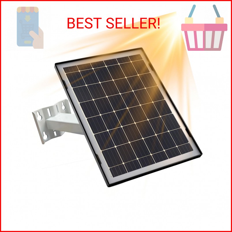 7W Solar Panel for Security Camera, USB-C Solar Charger for Outdoor Wireless Cam