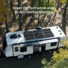 200W High-Efficiency Monocrystalline Solar Panel for Off-Grid Applications