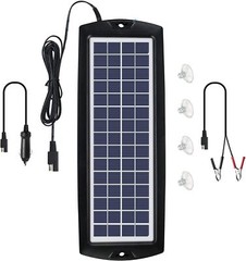Sunway Solar Car Battery Trickle Charger & Maintainer 12V Solar Panel Power