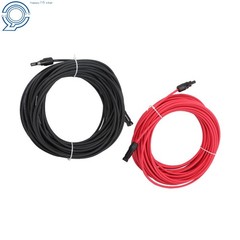 4mm² 20M Solar Wire Black+Red UV Resistant Cable with M4 Connector Kit