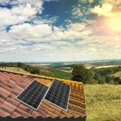 150W 18V Solar Panel Lightweight Module PV Power cell for 12v Battery Charging