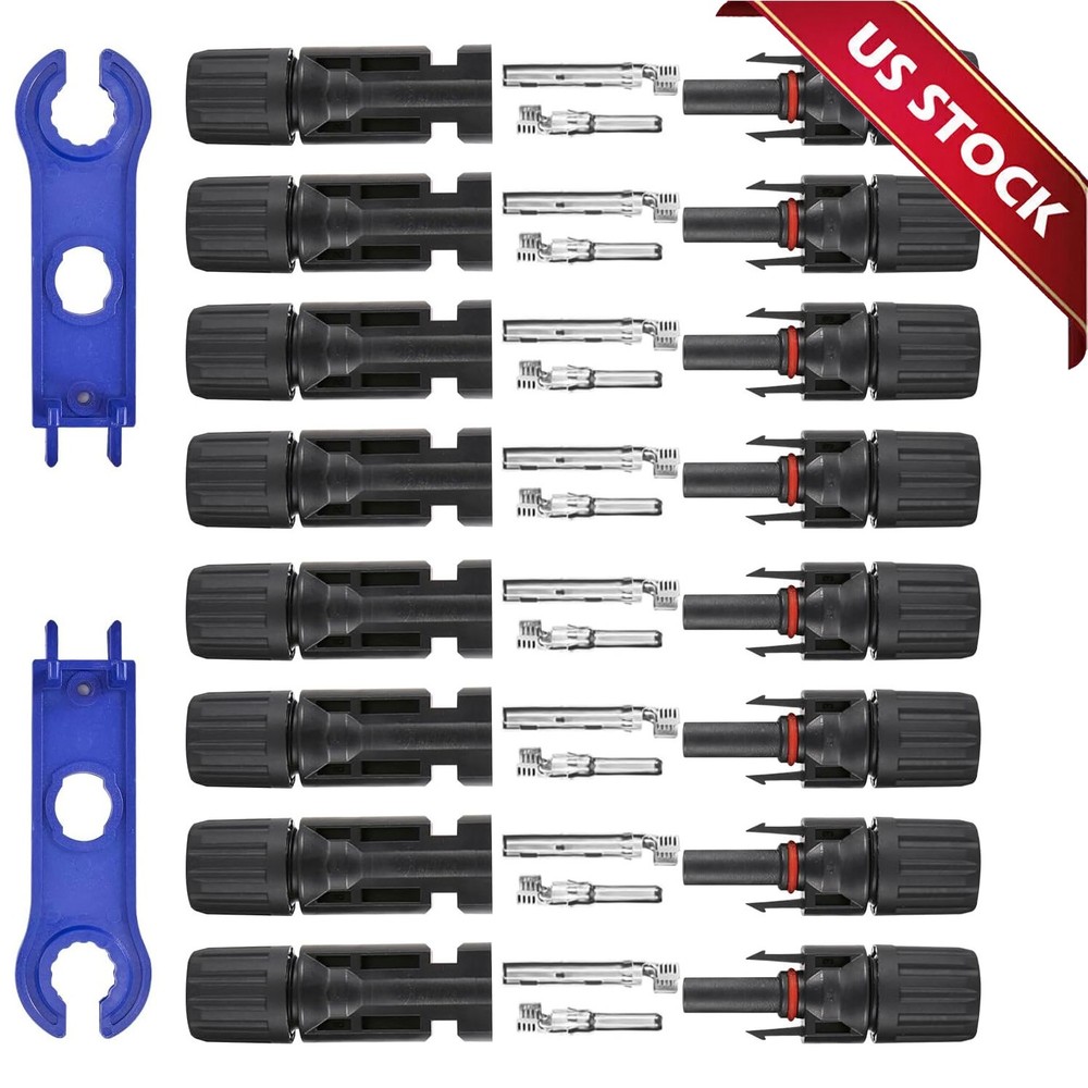 10 pairs Male Female Wire Cable Connector Set Solar Panel Waterproof Connectors