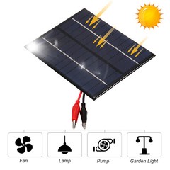 Solar Panel Module with Clips Waterproof for Outdoor Camping V3N1