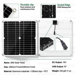 Grennova 1500W Real Power Solar Kit 30W 60A MPPT Pure Sine Off-Grid Home Camping