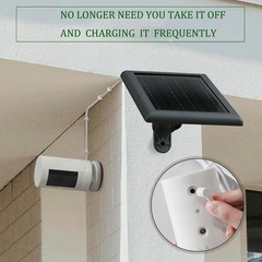 2 Pack Ring Solar Panel(2nd Generation), 5W Ring Solar Panel Charger with Mou…
