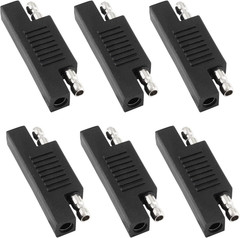 6 Pack SAE Polarity Reverse Adapter Connector, SAE Quick Disconnect Plug Adapter