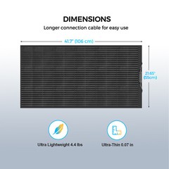 120W Flexible Solar Panel 12V Battery Charging Off Grid for Home RV Boat Camping