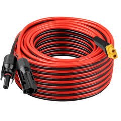 40FT XT60 Solar Extension Cable 10AWG for Power Stations & Solar Panels