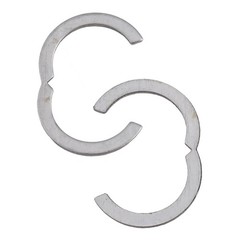 Trusted 10pcs DN20 Corrugated Pipe Segment Rings 304 Stainless Steel Material