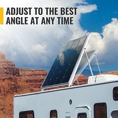 BougeRV 58in Adjustable Solar Panel Tilt Mount Brackets