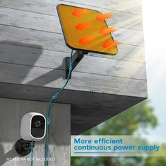 3.2W Solar Panel for Security Camera Compatible with Arlo Pro/Pro 2, Waterpro…