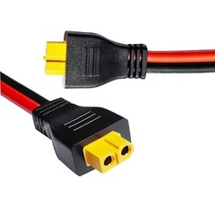 10AWG XT60 Y Splitter Cable – Dual Male Connector Adapter for Solar Power 30cm
