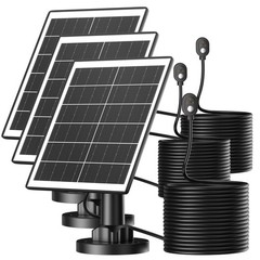 5W Solar Panel Charger Compatible with Arlo Pro 5S/Pro 4/Pro 3/Ultra/Ultra 2/…