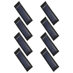 8PCS 0.5V 0.08W 0.16A Mini Solar Panels Photovoltaic Power Cells Charge DIY