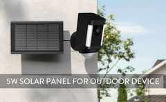 Ring Solar Panel(2Nd Generation), 2-Pack 5W Ring Solar Panel Charger with Mount