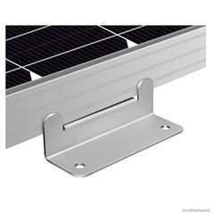 Solar Panel Mounting Brackets Z Bracket Kit Set of 4 Aluminum Corrosion
