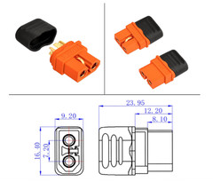 10AWG 2FT Solar to XT60i Cable 2 10 25 35 50 75 100FT Solar Connector to XT60i A