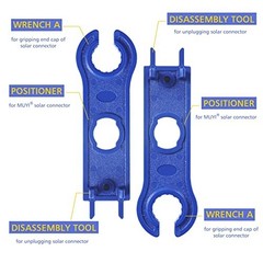 Solar Panel Connector Kit 47pc 13-10AWG Crimping Tool Waterproof IP67 for PV