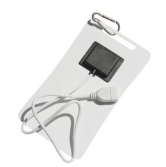 2W 5V solar panel mobile phone power bank charger, 3.7V battery with handle