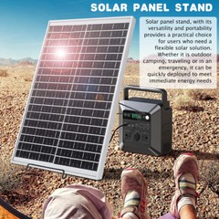 2Pc Solar Panel Tilt Mount Bracket Folding Carbon Steel Support for Solar Panels