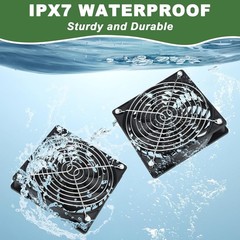 Solar Fan, 30W Solar Powered Fan, Solar Panel Fan Kit, Waterproof Fans Exhaus…
