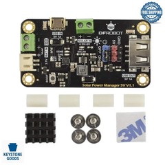 5V Solar Power Manager with MPPT & Li-ion Charging for IoT & DIY Projects