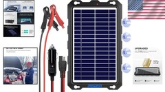 Efficient 7.5W Solar Battery Maintainer with Easy Installation – Eco-Friendly
