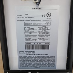 Lot Of 4 Siemens 12v Model ST5 Photovoltaic Module Solar Panel 8 X 13