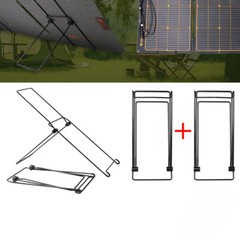 2 Pack Solar Panel Stand Mounting Bracket Lightweight Adjustment Holder Foldable