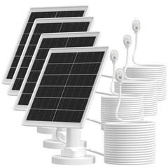 5W Solar Panel Charger for Arlo Pro 5S/4/3/Ultra/Go 2 – Waterproof Cable, 360° M