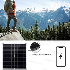Solar Full 8000w 110/220V Inverter 300W Solar Panel Home 100A Controller Syst7o