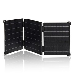 30W 5/12V Flexible Folding Solar Panel Kit Foldable Blanket Mono Camping Charger