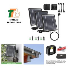 3 Pack Solar Panel Compatible with Blink Outdoor 4 4th Gen/Blink Outdoor 3rd …