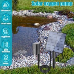 Solar Aeration Pump for Aquariums 2 5W 7V Lightweight Air Pump for Outdoor Use