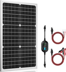 12V Solar Panel Kit 30W – Ultra-Smart MPPT Battery Charger for RV & Boat