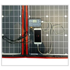 Best Folding Foldable Portable Solar Panel Camping Laptop 18V Volt Survival Watt