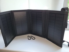 4-fold Foldable 20W Solar Panel Portable mobile Solar Panels Charger USB 5V