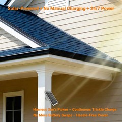 1Pack 5W Charging Solar Panel For Ring Doorbell 3,3+,4,Battery Doorbell Plus