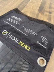 Goal Zero Nomad 13.5 Watt Foldable Solar Panel Used W/ Light A Life LED Lamp