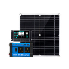 6000W 110V 100A Solar Panel Kit Complete Solar Power Generator Home Grid Syste