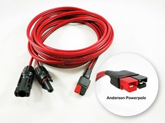 25′ feet Solar Charging Cable fits ANDERSON POWERPOLE, JACKERY, 500 Watts