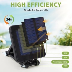 6V Solar Panel For Deer Feeder 6 Volt Solar Panel Charger With Adjustable Mounti