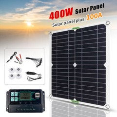 6000W Complete Solar Panel Kit Power Generator Home RV Camping Emergency Power