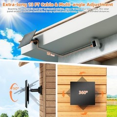 5W Solar Panel for Ring Camera – Compatible with Spotlight Cam 2 Pack