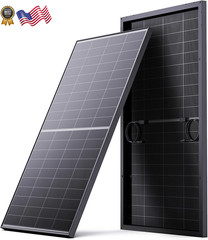 N-Type 16BB 200W Bifacial Solar Panel 200 Watt Solar Panel 12V, 25% High Efficie